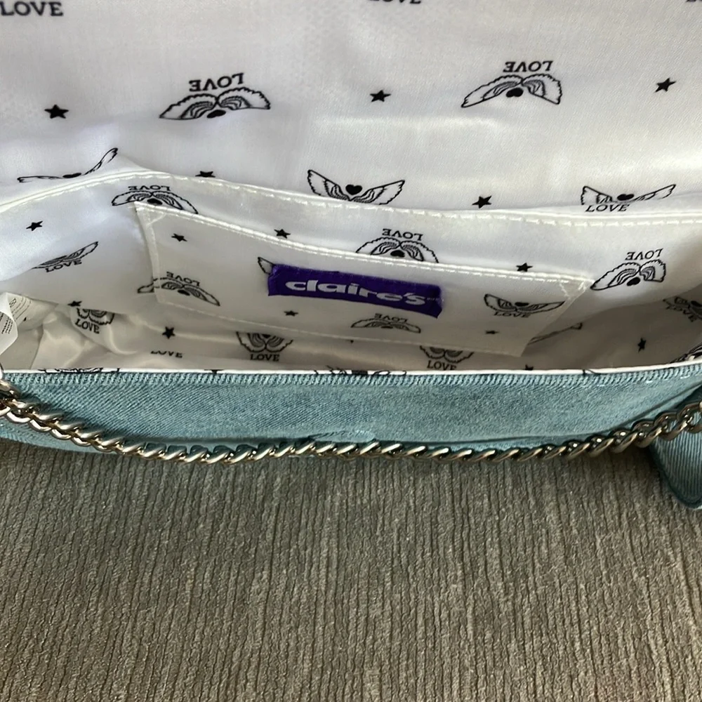Claire’s Blue Denim Shoulder Bag - Picture 12 of 17